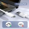 Superer 2 Pack 5 ft USB C Charging Cable Fit for PS5 Controller, PlayStation 5 DualSense, Xbox Series X/S Controllers, Xbox Elite Series 2 (Model 1914 1797), Fast Charger Replacement Cord, White view 2