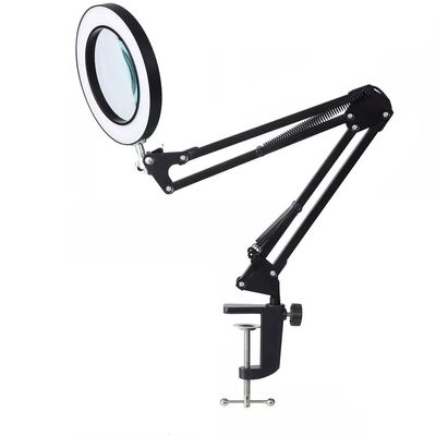 Foldable Table Lamp Type Magnifying Welding Tool Repair Processing with Charging Fastener