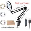 Foldable Table Lamp Type Magnifying Welding Tool Repair Processing with Charging Fastener view 3