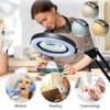 Foldable Table Lamp Type Magnifying Welding Tool Repair Processing with Charging Fastener view 4