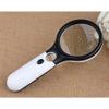 Handheld 45x Illuminated Magnifying Glass Microscope Reading Aid Tool for Elderly Jewelry Repair with Light view 1