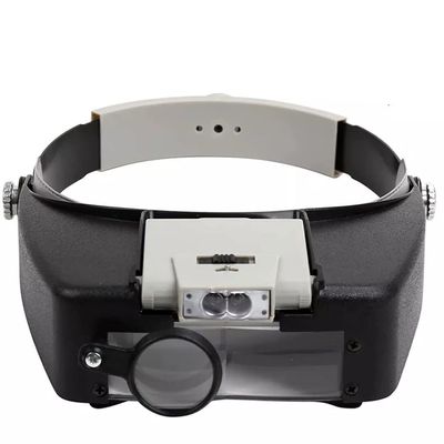 Luminous Magnifying Glass Glasses with Light Portable for Repair Tool