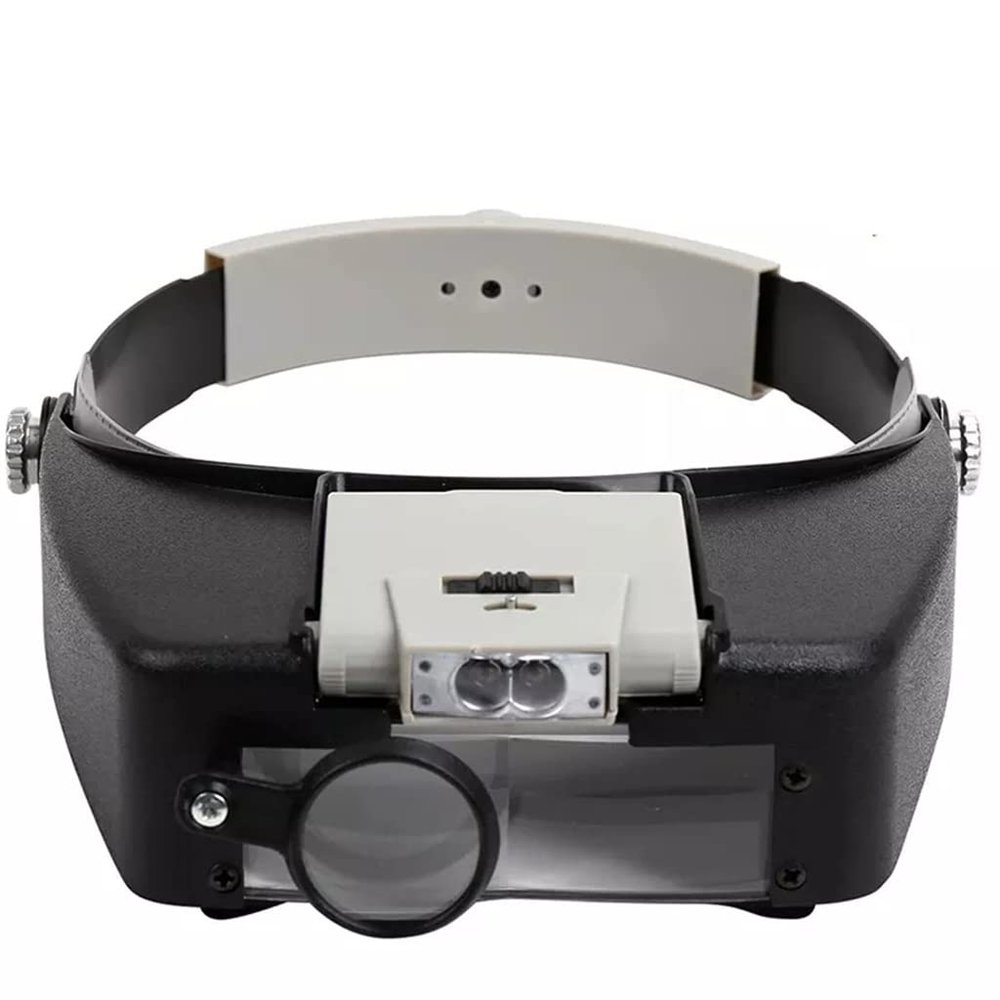 Luminous Magnifying Glass Glasses with Light Portable for Repair Tool