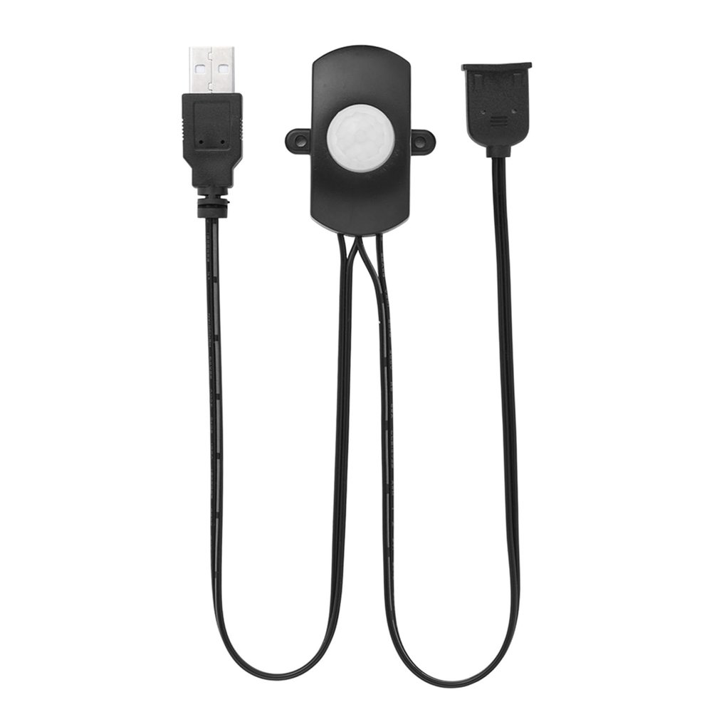 CHICIRIS Human Infrared Convenient for LED Strip USB Charging Bank Power Supply (Black)