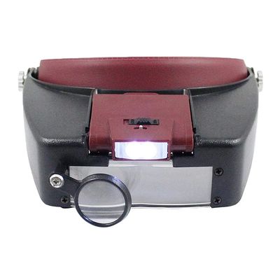 Watch Maintenance Magnifying Glasses LED Head-Mounted for Reading Glass Loupes Repair Tool