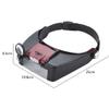 Watch Maintenance Magnifying Glasses LED Head-Mounted for Reading Glass Loupes Repair Tool view 2