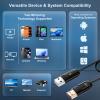 Anytrox Wireless HDMI Display Adapter for iPhone, Wireless Mirroring Cable for iPhone,iPad,MacBook,Android,Windows to TV/Monitor/Projector,Streaming Video/Audio/Files,Supported Airplay & Miracast view 4