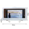 Tablet or Phone Holder Waterproof Case Box Wall Mounted All Covered Mobile Shelves Self-Adhesive Shower Accessories view 2
