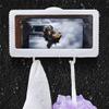 Tablet or Phone Holder Waterproof Case Box Wall Mounted All Covered Mobile Shelves Self-Adhesive Shower Accessories view 4