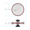 DirectNine Basics Record Label Saver, Acrylic Cleaning Clamp with Portable Carry Bag for Protecting Labels During Washing view 2
