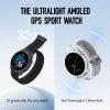 COROS PACE 4 Ultralight Sport GPS Watch, 1.2" AMOLED Touchscreen,19 days of daily use, Voice Features, Advanced Training Tools, Accurate GPS, Heart Rate Monitor, Navigation, Run, Bike - White Silicone view 2