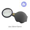 6X/8X/10X Mini Pocket Folding Magnifier Jewelry Magnifying Glass Eye Loupe Lens Portable view 2