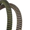 1m Black-Gold PET Braided Sleeve - high-Density Expandable, 2-16mm, -60C to +125C, Flame-Retardant, Flexible(Black Copper,4mm) view 2