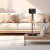 CasaNexa Universal Floor Standing Stand with 1/4" Screw 360 Rotatable Mount for Action Cameras Home Stage Commercial Use- Adjust 25cm to 40cm view 2