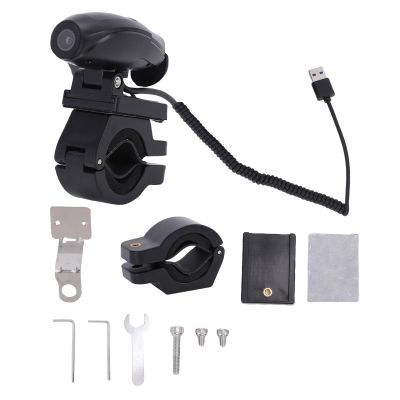 Jectse Bike Camera, 720P HD Video Recording F2.0 Large Aperture 130 Wide Angle Lens, Gravity Sensor Chip WiFi, Loop Recording USB Power Connection