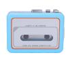 Bewinner Portable Cassette Tape Player, Cassette to MP3 Digital Converter with Built in Speaker & 3.5mm Headphone Jack, Retro Audio Tape Player with Headphone, Gift for Music Lovers (Blue) view 1