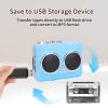 Bewinner Portable Cassette Tape Player, Cassette to MP3 Digital Converter with Built in Speaker & 3.5mm Headphone Jack, Retro Audio Tape Player with Headphone, Gift for Music Lovers (Blue) view 3