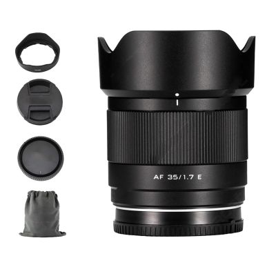 Compatible for Fujifilm X-Mount 15mm 25mm 35mm 56mm F1.7 APS-C Auto Focus Lens Set(AF 35mm F1.7 Air,XF)
