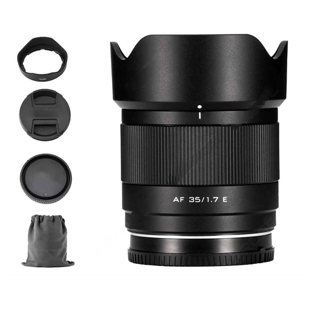 Compatible for Fujifilm X-Mount 15mm 25mm 35mm 56mm F1.7 APS-C Auto Focus Lens Set(AF 35mm F1.7 Air,XF)