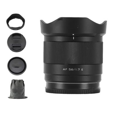 Compatible for Fujifilm X-Mount 15mm 25mm 35mm 56mm F1.7 APS-C Auto Focus Lens Set(AF 56mm F1.7 Air,Z)
