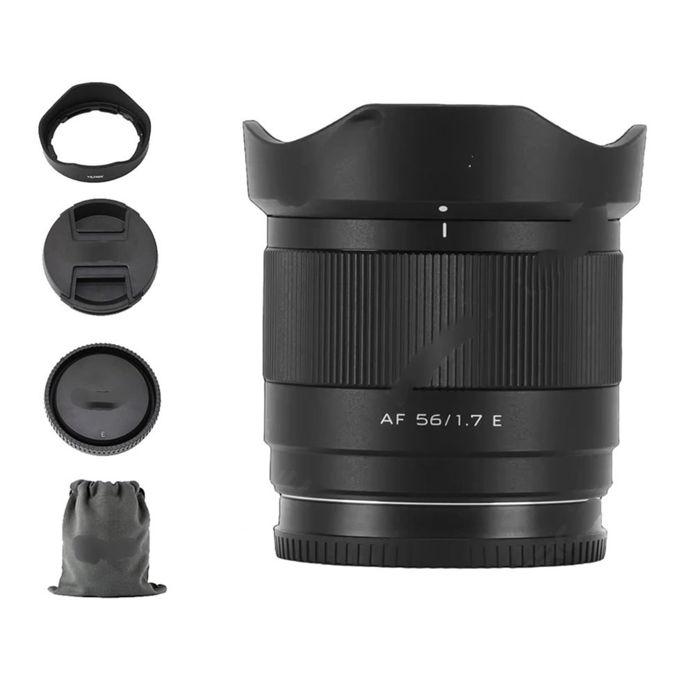 Compatible for Fujifilm X-Mount 15mm 25mm 35mm 56mm F1.7 APS-C Auto Focus Lens Set(AF 56mm F1.7 Air,Z)