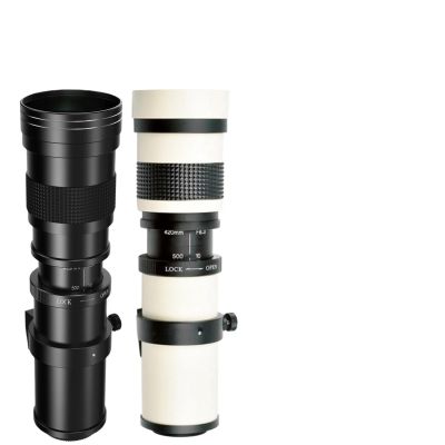 Compatible for Canon T-Mount 420-800mm F8.3 Manual Zoom Telephoto Lens for Full Frame(Black,for EF)