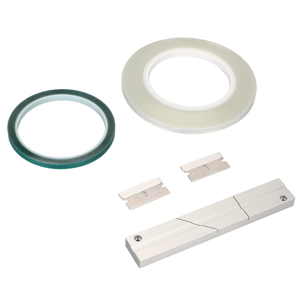 Drfeify Aluminum Tape Splicing Block Kit Adjustable 1/4 10 Inch Set for Revoxsonido Easy to Use, Anodized Finish for Studio Grade