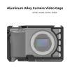 Camera Video Cage with Cold Shoe Mount, Aluminum Alloy Compatible for Sony A6500 A6400 A6300 A6100 A6000 view 2