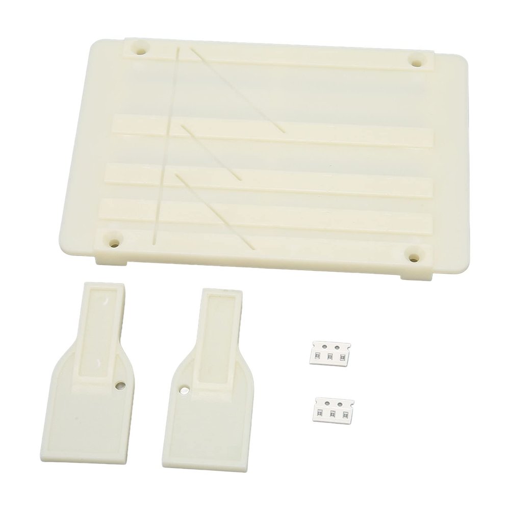 Drfeify Premium 1/4 and 10 Inch ABS Cassette Tape Splicing Set with Fasteners for Easy Tape Cutting, Suitable for Revoxsonido Aperture Cassettes