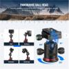 Compatible for DSLR Cameras, N284L+G0 Aluminum Tripod and Monopod 2 in 1 with Ball Head(72 Inch) view 4