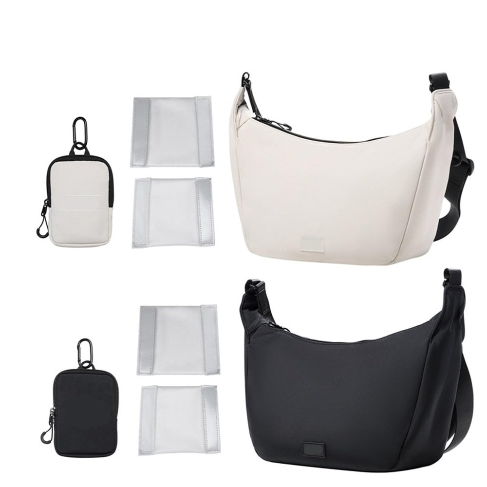 Compatible for Camera Sling Bag, Compact SLR Storage Shoulder Bag for Travel and Daily Use(HMN1 Off White)
