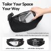 Compatible for Camera Sling Bag, Compact SLR Storage Shoulder Bag for Travel and Daily Use(HMN1 Off White) view 3