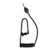 Drfeify Earphone Black Monaural Wired Stereo Earpiece for Clamp/Holder MP3 Phone Receiver with Earplugs view 2