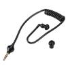 Drfeify Earphone Black Monaural Wired Stereo Earpiece for Clamp/Holder MP3 Phone Receiver with Earplugs view 4