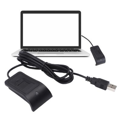 LICAEVEY USB Fingerprint Reader, 360 Degree Touch Biometric Scanner with Wins Hello Support, Plug and Play Desktop Fingerprint Scanner for Wins 10/11 PCs