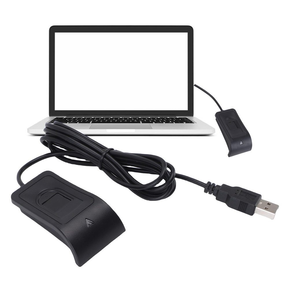 LICAEVEY USB Fingerprint Reader, 360 Degree Touch Biometric Scanner with Wins Hello Support, Plug and Play Desktop Fingerprint Scanner for Wins 10/11 PCs