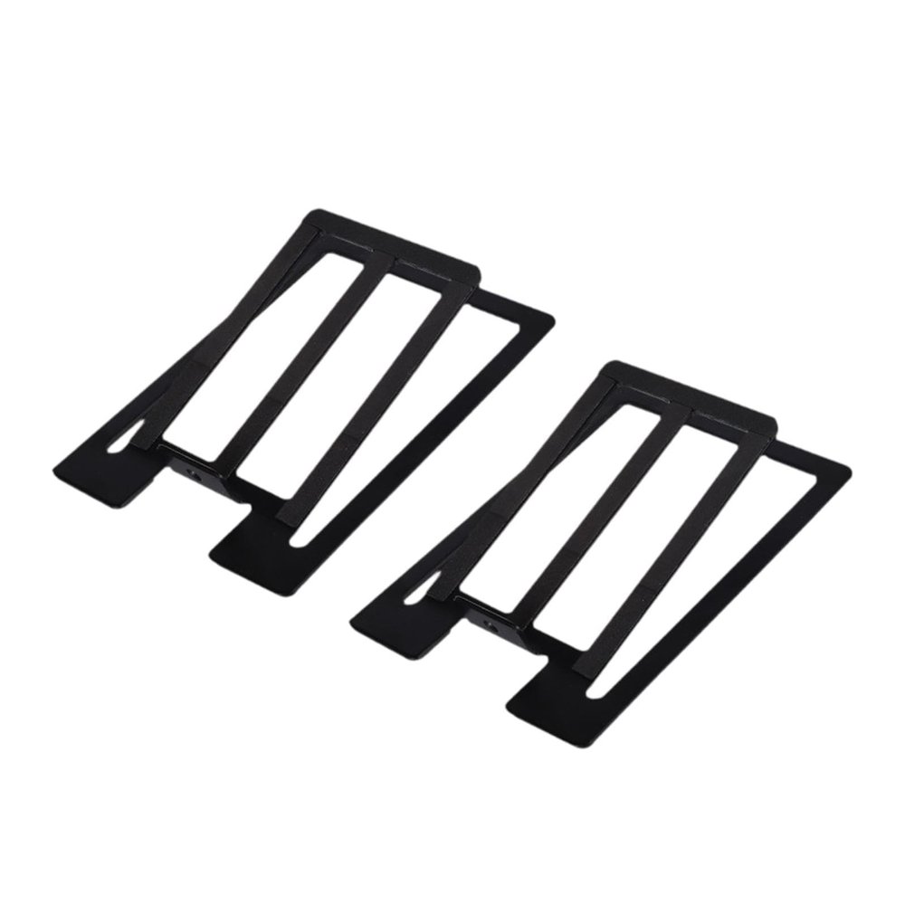 2X Desktop Speaker Stand Base Small Speaker Rack Freestanding Utility Mount Holder for Room Indoor 15 Tilt Metal Base 6.22x4.33inch