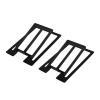 2X Desktop Speaker Stand Base Small Speaker Rack Freestanding Utility Mount Holder for Room Indoor 15 Tilt Metal Base 6.22x4.33inch view 1