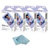Fujifilm Mini Instant Film - Soft Lavender Instant Film + Sheets Bundle + BluebirdSales Microfiber Cleaning Cloth Instant Mini Camera Perfect for Instant Photography (4 Pack) view 1