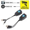 LiebeWH CCTV Passive Video Balun Transceiver Converts BNC to RJ45 for HD Security Cameras with Power Over UTP Up to 450m Long Distance Transmission view 3
