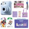 Fujifilm Instax Mini 12 Instant Film Camera All Included Holiday Bundle 2025 + Spray Art Instant Film 10 Exposures (Pastel Blue) view 1
