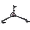 Zerodis Foldable Camera Tripod Dolly,VX-600 Aluminum Universal 3 Wheels Camera Stand Photography Tripod Pulley Base with Adjustable Clamps for Camcorder Photo Video Lighting view 1