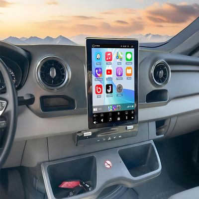 2+32G Double Din Radio Rotated Stereo for Mercedes Benz Sprinter 2018-2022 with Wireless Carplay & Android Auto,10 Inch Car Audio Receiver GPS Navigation Unit with Bluetooth Head Unit WiFi SWC