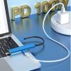 JINPIAOPIAO 8K USB Create to DisplayPort Link with 100W Dog Charging USB Version Port Aluminum Mixture Center for Laptop Panel Obser view 4