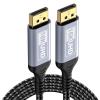 JINPIAOPIAO DP16K Gaming Cable Supports 16K Resolution 8K@60Hz 4K240Hz Refreshing Rate Double Port Design Copper Cored Line view 3