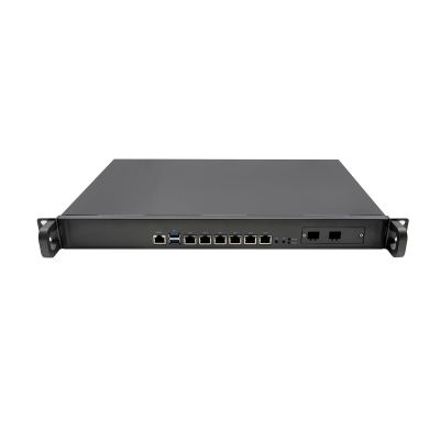 1U Firewall Appliance OPNsense, Sophos, Kerio, VPN, Network Security Router, Celeron 5205U, RZ02, 8 x Intel Gigabit LAN, Console, 32G RAM, 128G SSD