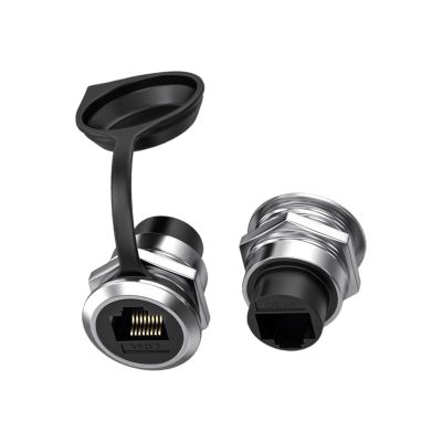 JINPIAOPIAO Pack of 2 USB3.0 Female to Female Panel Mount Adapters Zincs Alloy Gold Plateds Connectors for Secure Installation