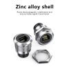 JINPIAOPIAO Pack of 2 USB3.0 Female to Female Panel Mount Adapters Zincs Alloy Gold Plateds Connectors for Secure Installation view 3