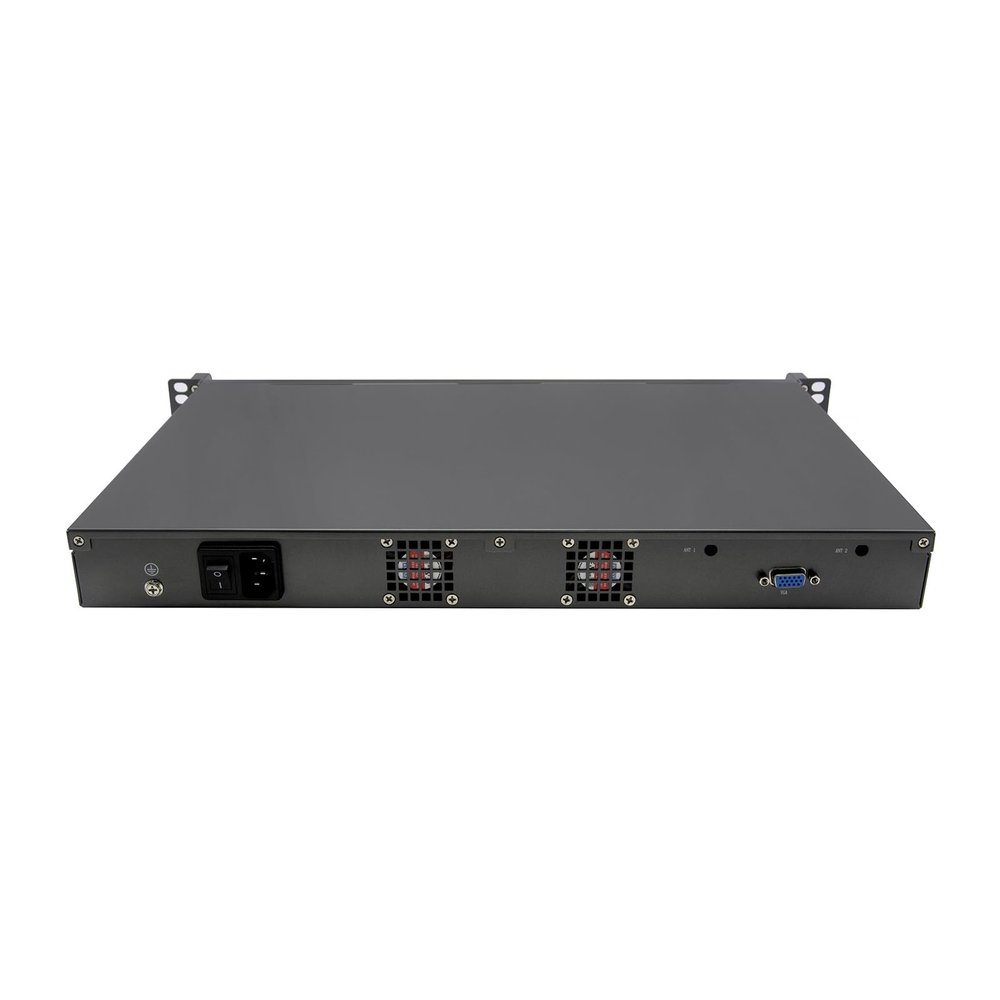 1U Firewall Appliance OPNsense, Sophos, Kerio, VPN, Celeron 5205U, RZ02, 6 x Intel I211 I210 LAN, 2 x SFP, Console, with SIM Slot, 0 RAM, 0 Storage, Barebone No System