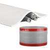 500cm Cable Protector Cord Cover Floor PVC Wire Hider with Self Adhesive Backing, Custom Cut & Splice for Home Office Pet Safe(White,2x6.5x500cm) view 1